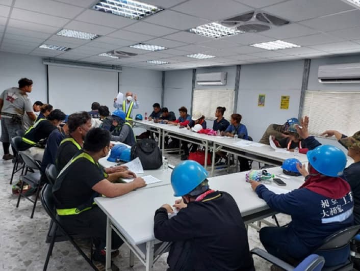 進場作業人員危害告知教育訓練